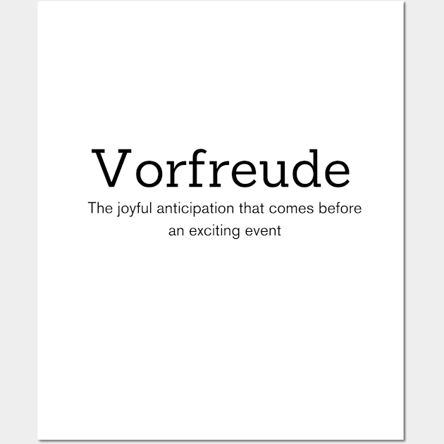 Vorfreude Wall Art by sweetcupcoffie